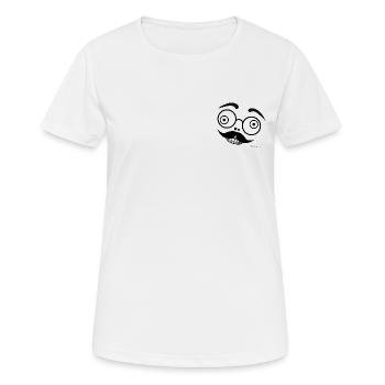 Mr Chikanos - T-shirt respirant Femme - blanc - Devant - AI Model Female 172 dark (172cm)