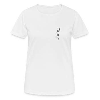 la nature - T-shirt respirant Femme - blanc - Devant - AI Model Female 172 dark (172cm)