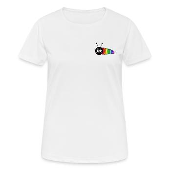 Caterpillar - Women's Breathable T-Shirt - white - Front - AI Model Female 172 dark (172cm)