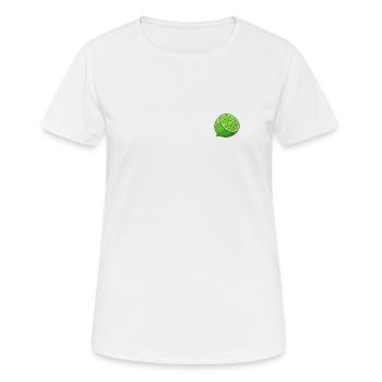 Citron vert Citron vert Fruit Fruit Dessin - T-shirt respirant Femme - blanc - Devant - AI Model Female 172 dark (172cm)