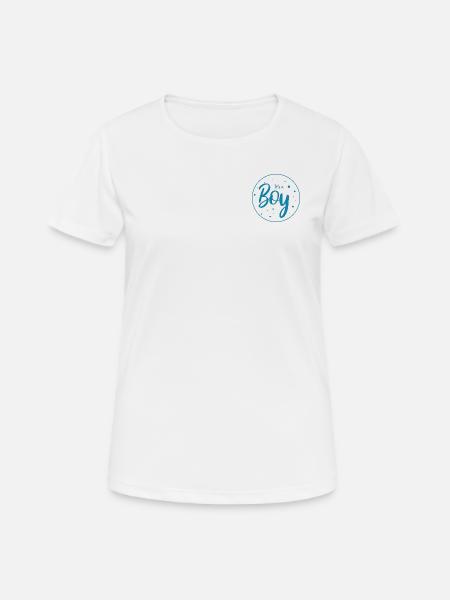 C'est un garçon - c'est un garçon - T-shirt respirant Femme - blanc