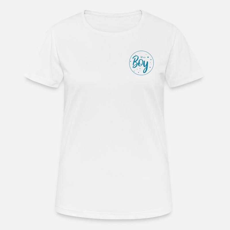 C'est un garçon - c'est un garçon - T-shirt respirant Femme - blanc