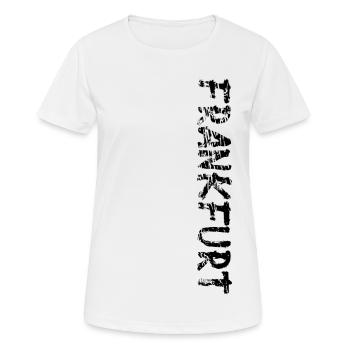 Francfort - T-shirt respirant Femme - blanc - Devant - AI Model Female 172 dark (172cm)