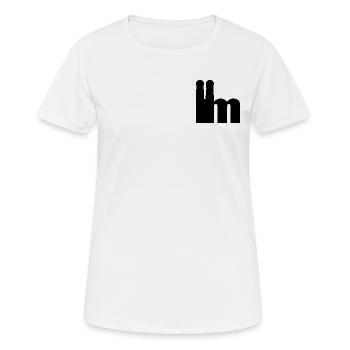 Servus - Gruß aus München - Frauenkirche - Frauen T-Shirt atmungsaktiv - Weiß - Vorne - AI Model Female 172 dark (172cm)