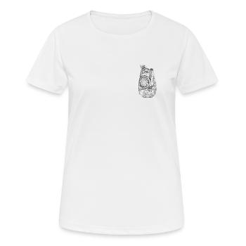 Summer Drink - Frauen T-Shirt atmungsaktiv - Weiß - Vorne - AI Model Female 172 dark (172cm)