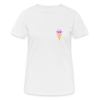Cool Ice Cream 2 - Women's Breathable T-Shirt - white - Front - AI Model Female 172 dark (172cm)