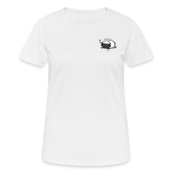 Frapper le foin - T-shirt respirant Femme - blanc - Devant - AI Model Female 172 dark (172cm)