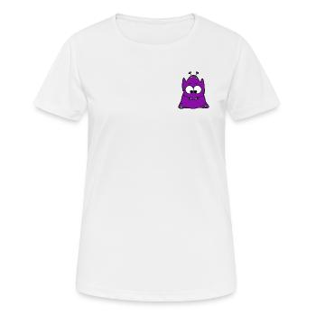 Monstre pourpre - T-shirt respirant Femme - blanc - Devant - AI Model Female 172 dark (172cm)