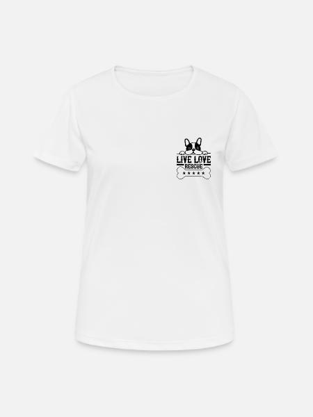 live love rescue - Women's Breathable T-Shirt - white