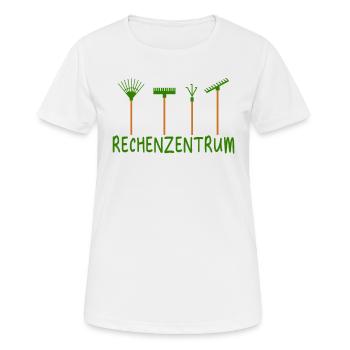 Rechenzentrum Informatik Garten Rechen - Frauen T-Shirt atmungsaktiv - Weiß - Vorne - AI Model Female 172 dark (172cm)