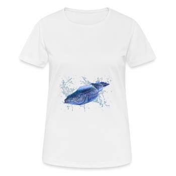 Moray eel - Women's Breathable T-Shirt - white - Front - AI Model Female 172 dark (172cm)