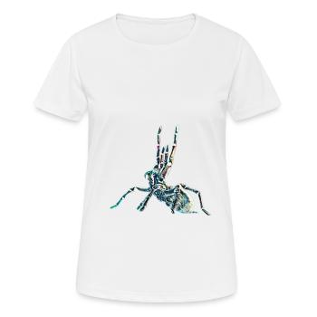 Tarantula - Women's Breathable T-Shirt - white - Front - AI Model Female 172 dark (172cm)