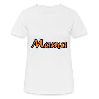 MAMMA. SCHÖNEN MUTTERTAG. MAMA. MUTTERTAG - Frauen T-Shirt atmungsaktiv - Weiß - Vorne - AI Model Female 172 dark (172cm)