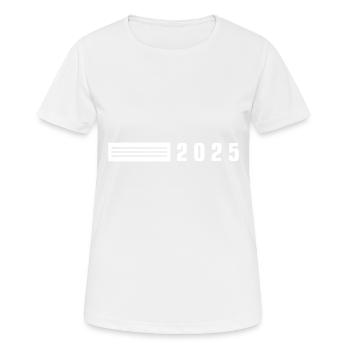 Élément 2025 - T-shirt respirant Femme - blanc - Devant - AI Model Female 172 dark (172cm)
