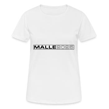 Malle 2025 - T-shirt respirant Femme - blanc - Devant - AI Model Female 172 dark (172cm)