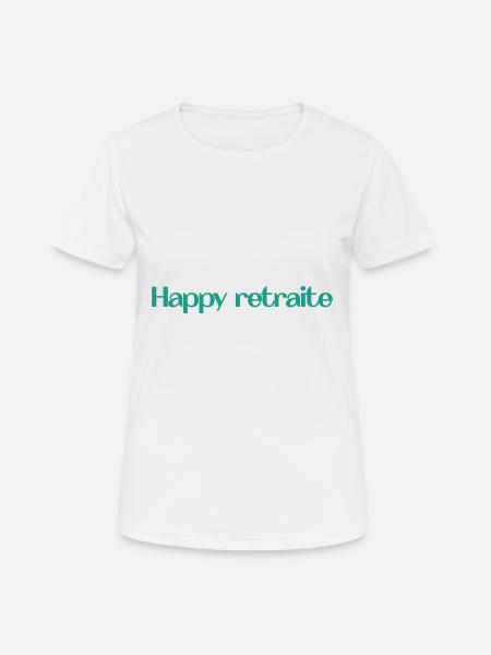 RETIREMENT. RETIREMENT. RETIRED. RETIREMENT - Women's Breathable T-Shirt - white