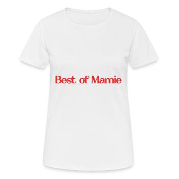 GRANNY. MOTHER's DAY. HAPPY BIRTHDAY GRANNY. I LOVE YOU - Women's Breathable T-Shirt - white - Front - AI Model Female 172 dark (172cm)