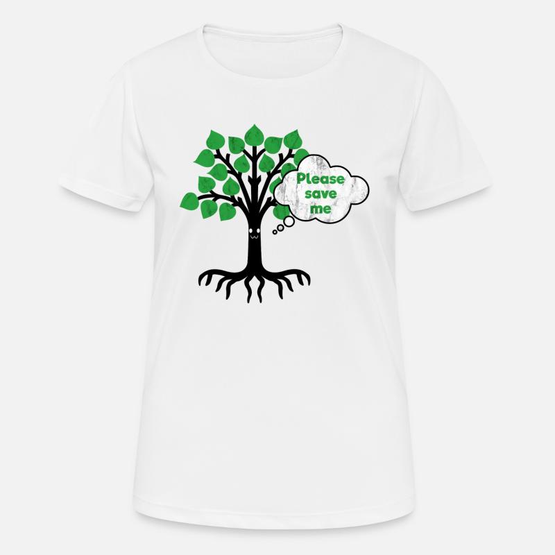 Deforestation Tree Deforestation - Women's Breathable T-Shirt - white