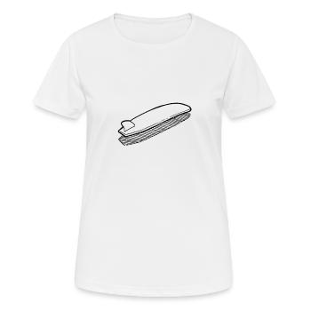 Surfeur surf planche de surf planche de surf - T-shirt respirant Femme - blanc - Devant - AI Model Female 172 dark (172cm)