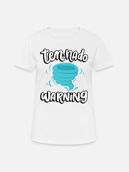 Ten-nado Warnung 10. Geburtstag | Tornado - Frauen T-Shirt atmungsaktiv - Weiß