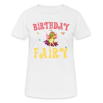 Anniversaire Amoureux des contes de fées Conte de fées Fantaisie de fées - T-shirt respirant Femme - blanc - Devant - AI Model Female 172 dark (172cm)