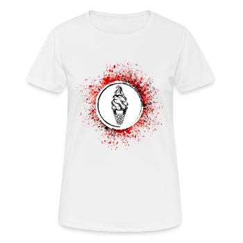 Cream Delicious Cream - Women's Breathable T-Shirt - white - Front - AI Model Female 172 dark (172cm)