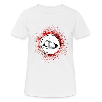Baking Cheesecake - Women's Breathable T-Shirt - white - Front - AI Model Female 172 dark (172cm)