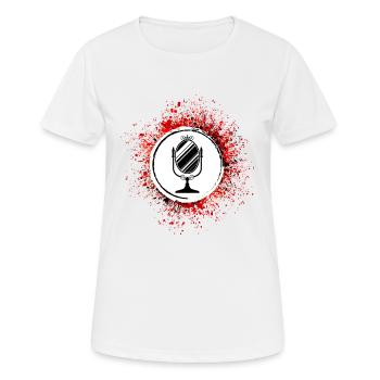 Spiegel Icon Silhouette - Frauen T-Shirt atmungsaktiv - Weiß - Vorne - AI Model Female 172 dark (172cm)