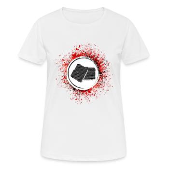 Symbole de l’apiculteur - T-shirt respirant Femme - blanc - Devant - AI Model Female 172 dark (172cm)