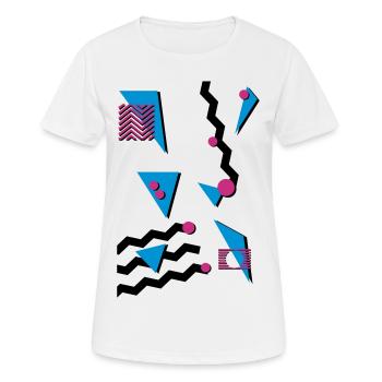 RETRO - T-shirt respirant Femme - blanc - Devant - AI Model Female 172 dark (172cm)