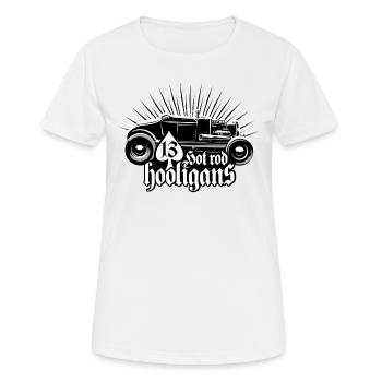 Hot Rod - Women's Breathable T-Shirt - white - Front - AI Model Female 172 dark (172cm)