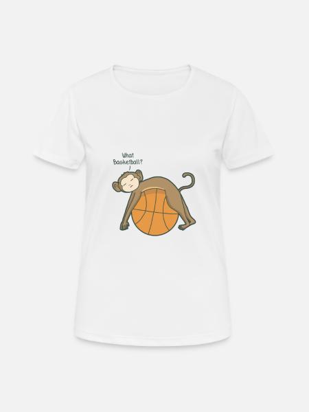 Basket singe singe singe - T-shirt respirant Femme - blanc