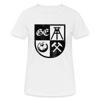 Armoiries de Gelsenkirchen - T-shirt respirant Femme - blanc - Devant - AI Model Female 172 dark (172cm)