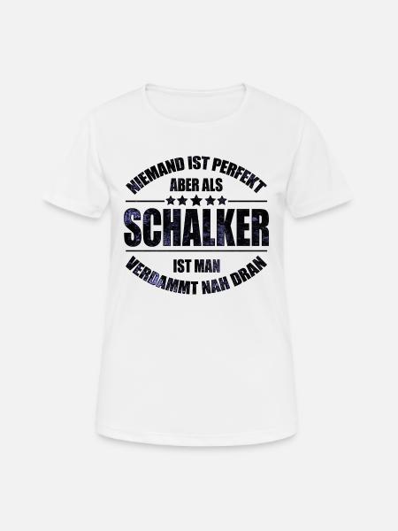 Schalker Fan Design Geschenkidee - Frauen T-Shirt atmungsaktiv - Weiß