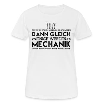 Mechaniker, schrauber | Mechanik - Frauen T-Shirt atmungsaktiv - Weiß - Vorne - AI Model Female 172 dark (172cm)