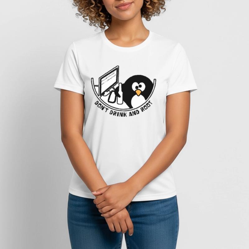 Linux Tux /dev/null Frauen T-Shirt atmungsaktiv