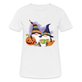 Halloween-Wichtel - Frauen T-Shirt atmungsaktiv - Weiß - Vorne - AI Model Female 172 dark (172cm)