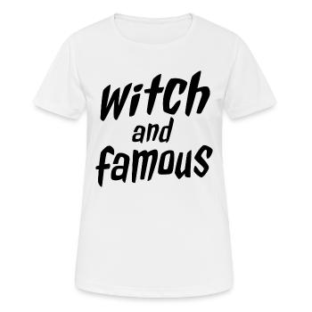 Halloween Sorcière Sorcière Sorcière Sort Sorcière Et Célèbre - T-shirt respirant Femme - blanc - Devant - AI Model Female 172 dark (172cm)