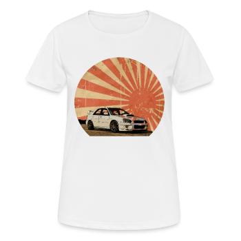 Blobeye Sun - T-shirt respirant Femme - blanc - Devant - AI Model Female 172 dark (172cm)