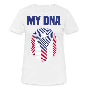 Porto Rico - T-shirt respirant Femme - blanc - Devant - AI Model Female 172 dark (172cm)