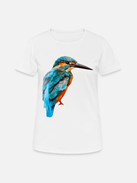 kingfisher - Women's Breathable T-Shirt - white