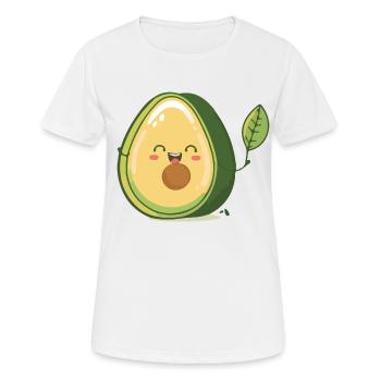 The delicious avocado - Women's Breathable T-Shirt - white - Front - AI Model Female 172 dark (172cm)