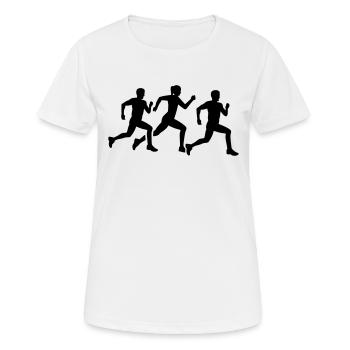 Courir - T-shirt respirant Femme - blanc - Devant - AI Model Female 172 dark (172cm)