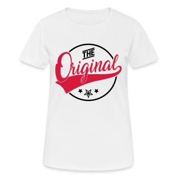 The Original - Das Original - The Remix - Familie - Frauen T-Shirt atmungsaktiv - Weiß - Vorne - AI Model Female 172 dark (172cm)