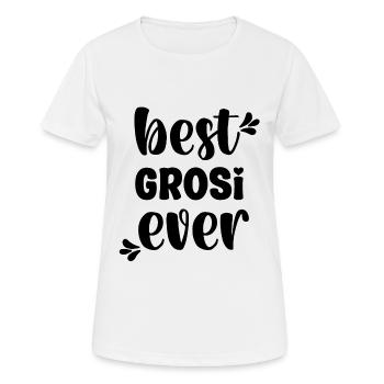 Best Grosi s beschte Grosi Grandma Switzerland Grosi - Women's Breathable T-Shirt - white - Front - AI Model Female 172 dark (172cm)