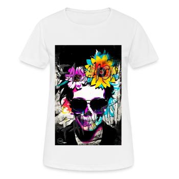 FASHION FATALITY 9 By Yume Origins - Women's Breathable T-Shirt - white - Front - AI Model Female 172 dark (172cm)