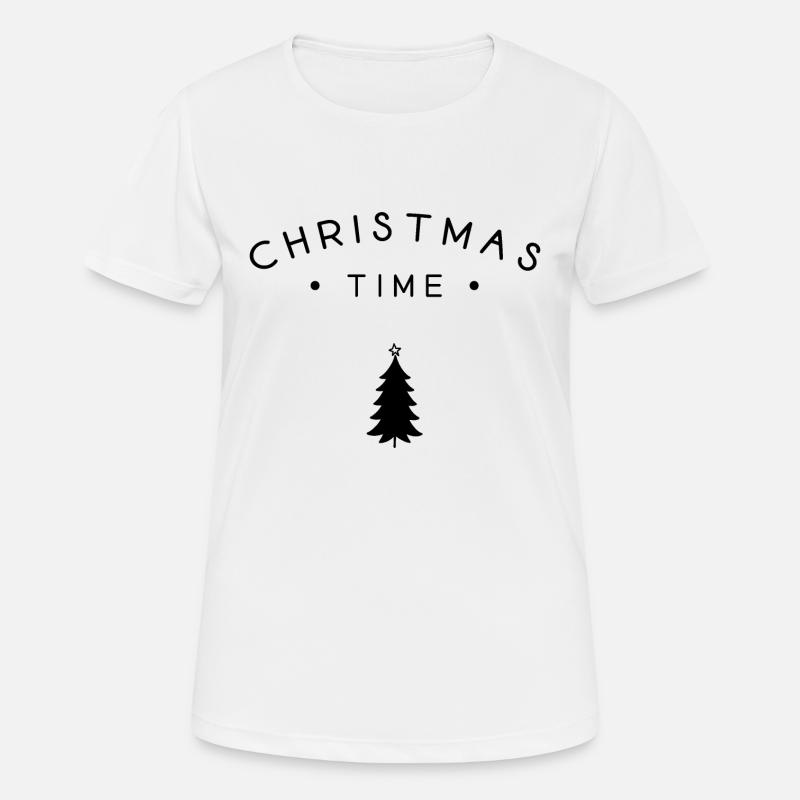 Christmas Time - Women's Breathable T-Shirt - white