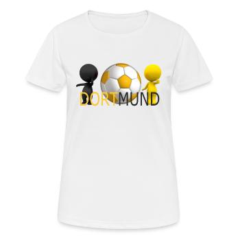 Dortmund - T-shirt respirant Femme - blanc - Devant - AI Model Female 172 dark (172cm)