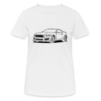 Cool Car - Women's Breathable T-Shirt - white - Front - AI Model Female 172 dark (172cm)