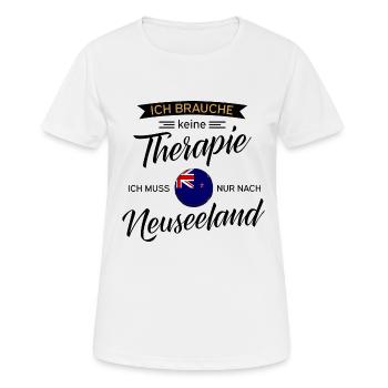 Neuseeland - Frauen T-Shirt atmungsaktiv - Weiß - Vorne - AI Model Female 172 dark (172cm)